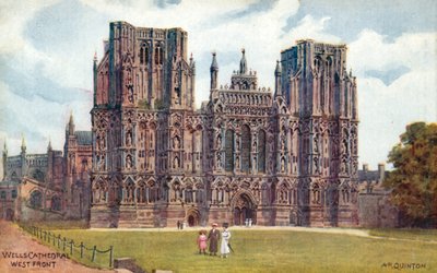 Wells Cathedral, Westfront von Alfred Robert Quinton